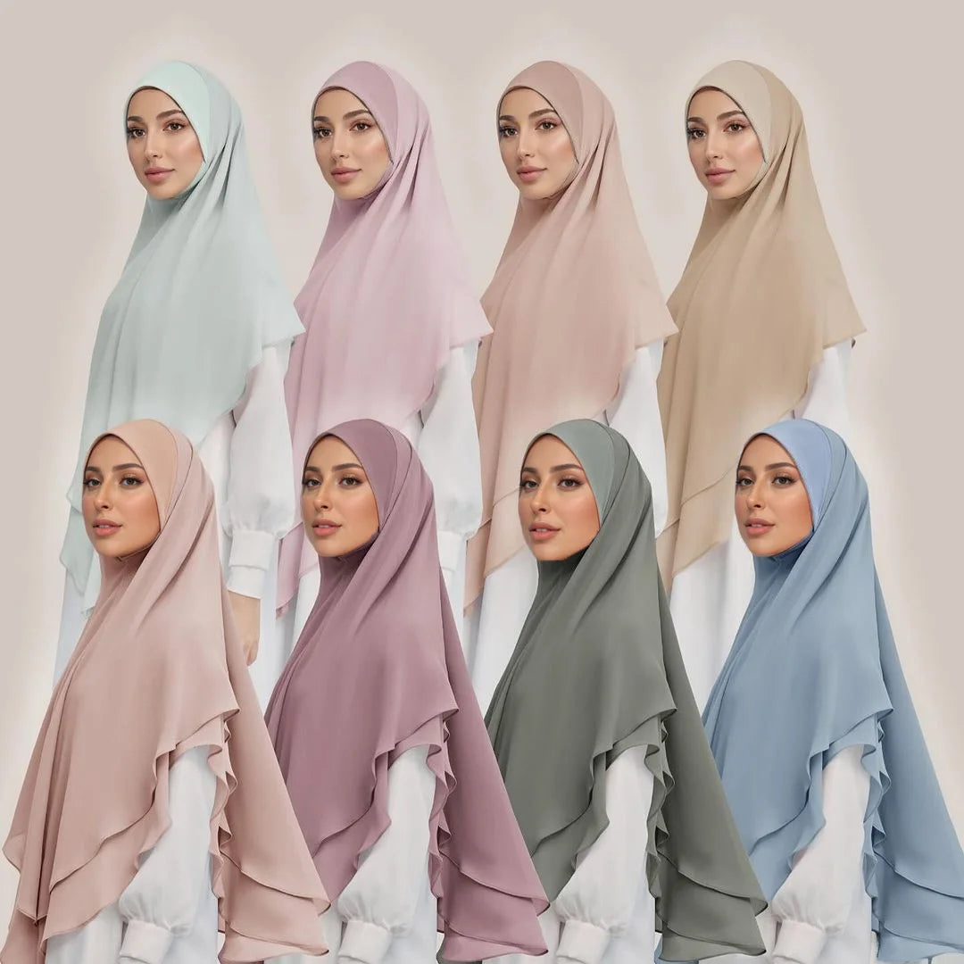 Hijabs mousseline